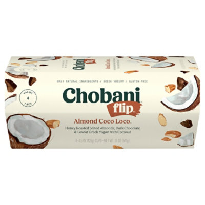 Chobani, Flip Almond Coco Loco Low-Fat Greek Yogurt, 5.3 oz