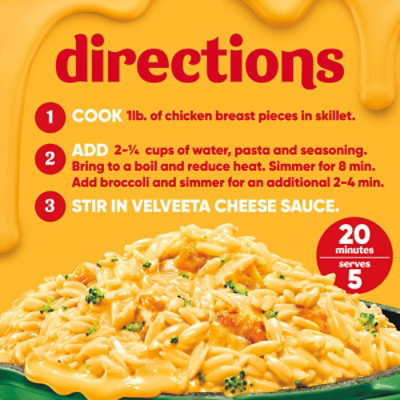 Velveeta Skillets Chicken & Broccoli One Pan Dinner Kit Box - 13.6 Oz - Image 6