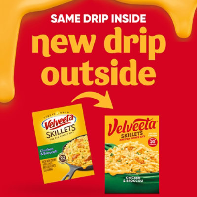 Velveeta Skillets Chicken & Broccoli One Pan Dinner Kit - 13.6 Oz - Image 3