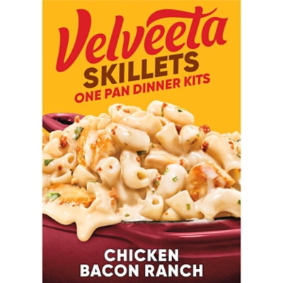 Velveeta Cheesy Skillets Dinner Kit Chicken Bacon Ranch Box - 11.5 Oz
