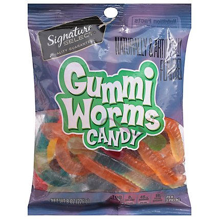 Signature SELECT Candy Gummi Worms - 8 Oz - Image 4