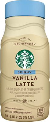Starbucks Iced Espresso Classics Skinny Vanilla Latte - 40 Fl. Oz. - Image 2