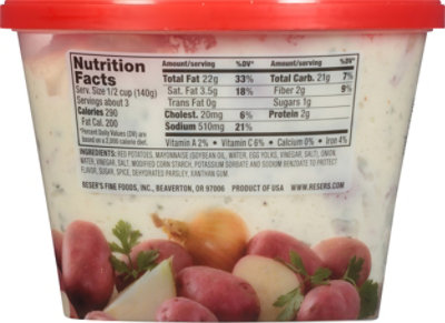 Resers Potato Salad Red Skin - 16 Oz - Image 4