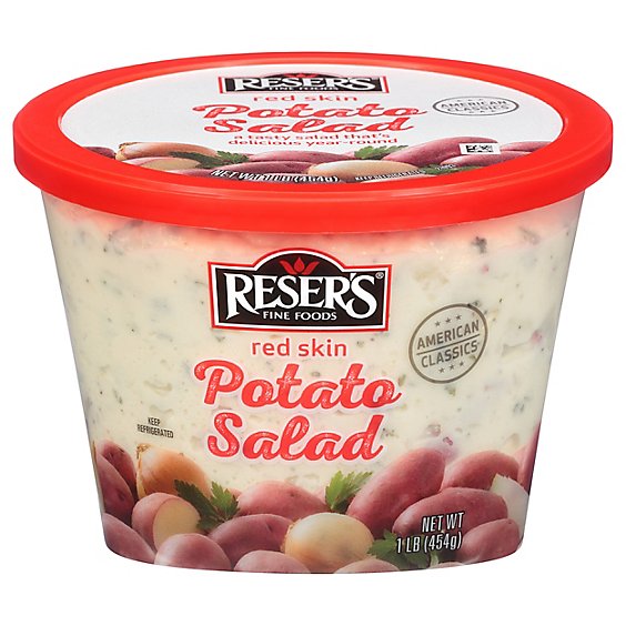 Resers Potato Salad Red Skin - 16 Oz