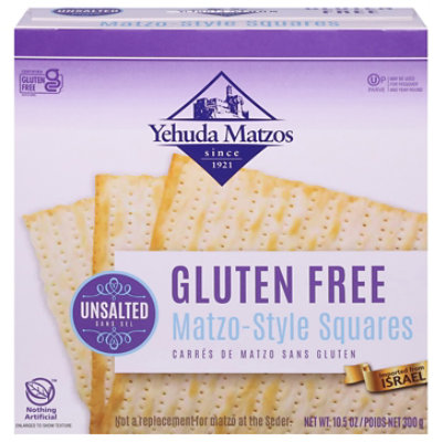 Yehuda Matzo-Gluten Free-Unsalted - 10.5 Oz - Image 1