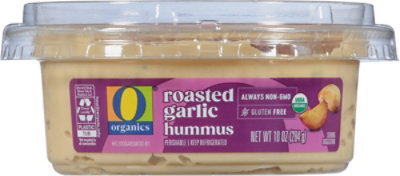 O Organics Roasted Garlic Hummus - 10 Oz