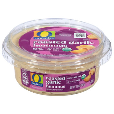 O Organic Roasted Garlic Hummus - 10 Oz.