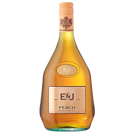 E&J VS Flavored Peach Flavored Brandy 60 Proof - 750 Ml - Image 2