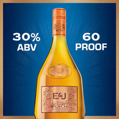 E&J VS Flavored Peach Flavored Brandy 60 Proof - 750 Ml - Image 4