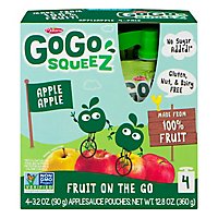 GoGo squeeZ Applesauce Apple Apple - 4-3.2 Oz - Image 3