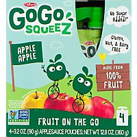 GoGo squeeZ Applesauce Apple Apple - 4-3.2 Oz - Image 2