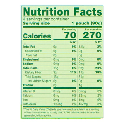 GoGo squeeZ Applesauce Apple Apple - 4-3.2 Oz - Image 4