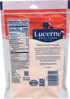 Lucerne Cheese Finely Shredded Sharp Cheddar - 8 Oz - Image 5