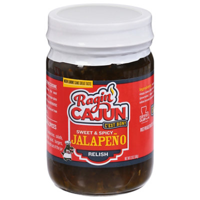Ragin Cajun Fixins Jalapeno Relish Spicy Sweet - 12 Fl. Oz.