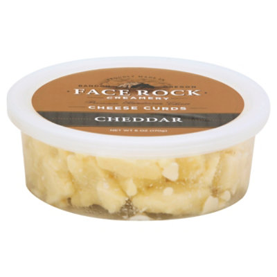 Face Rock Curds Cheddar Plain - 6 Oz - Image 1