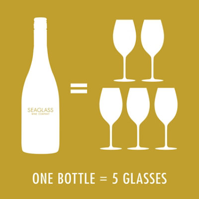 SEAGLASS Chardonnay White Wine Bottle - 750 Ml - Image 5