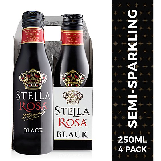 Stella Rosa Black Aluminum Wine - 250 Ml