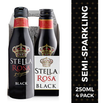 Stella Rosa Black Semi Sweet Red Wine 250 Ml Vons