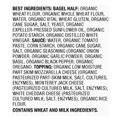Annies Homegrown Pizza Bagels Three Cheese Mini 9 Count - 6.65 Oz - Image 4