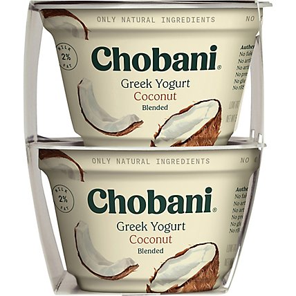 Chobani Yogurt Greek Blended Low-Fat Coconut - 4-5.3 Oz - Image 3