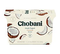 Chobani Low Fat Coconut Greek Yogurt Blended - 4-5.3 Oz