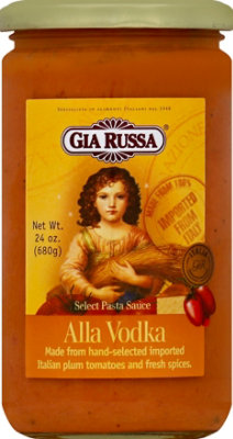 Gia Russa Select Pasta Sauce Alla Vodka Jar - 24 Oz - Image 2