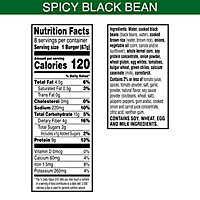 MorningStar Farms Veggie Burgers Plant Based Protein Spicy Black Bean 8 Count - 18.9 Oz  - Image 3