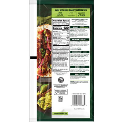 MorningStar Farms Veggie Burgers Spicy Black Bean Vegetarian 8 Count - 18.9 Oz - Image 8