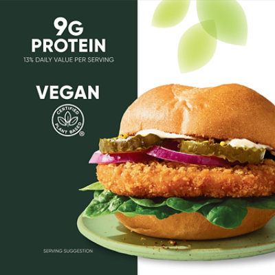 MorningStar Farms Plant Based Chikn Patties Original Vegan Meat 4 Count - 10 Oz - Image 4