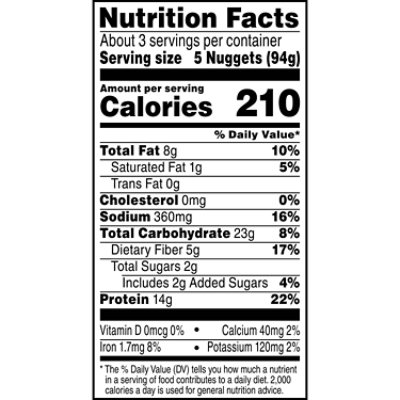 MorningStar Farms Veggitizers Plant Based Chikn Nuggets Buffalo Vegan Meat - 10.5 Oz - Image 8