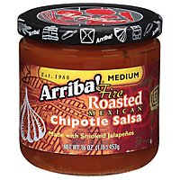 Arriba! Salsa Fire Roasted Mexican Chipotle Medium Jar - 16 Oz - Image 3