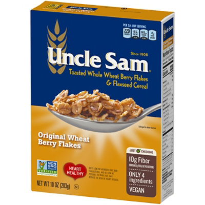 Uncle Sam Cereal Original Wheat Berry Flakes - 10 Oz - Image 4