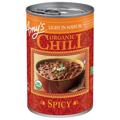 Amy's Light in Sodium Spicy Chili - 14.7 Oz - Image 3