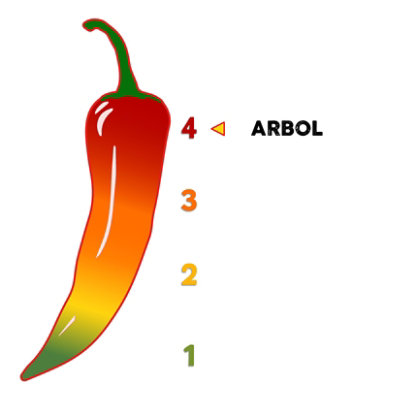 El Guapo Spice Chili De Arbol Wh - 2 Oz - Image 3