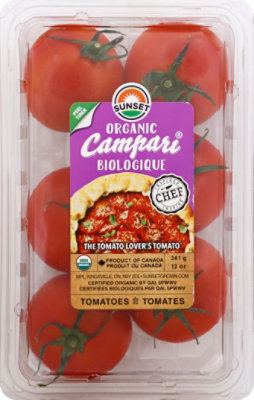 Sunset Tomatoes Campari Organic - 12 Oz - Image 1