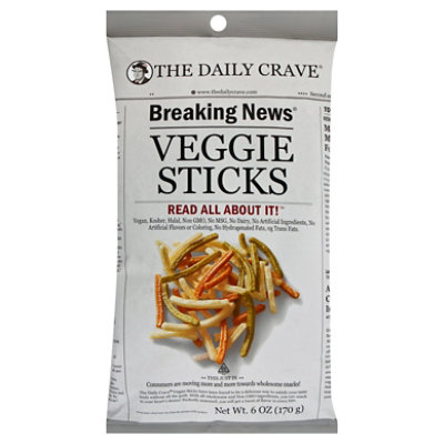 The Daily Crave Veggie Sticks - 6 Oz