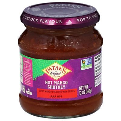 Pataks Chutney Hot Mango - 12 Oz - Image 3