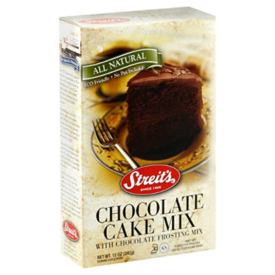 Streits All Natural Cake Mix Chocolate - 12 Oz