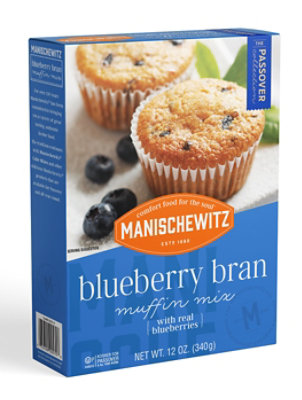Manischewitz Mix Muffin Blubry Bran - 12 Oz