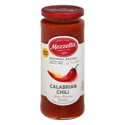Mezzetta Marinara Sauce Spicy Calabrian Chili & Garlic Jar - 16.25 Oz - Image 1