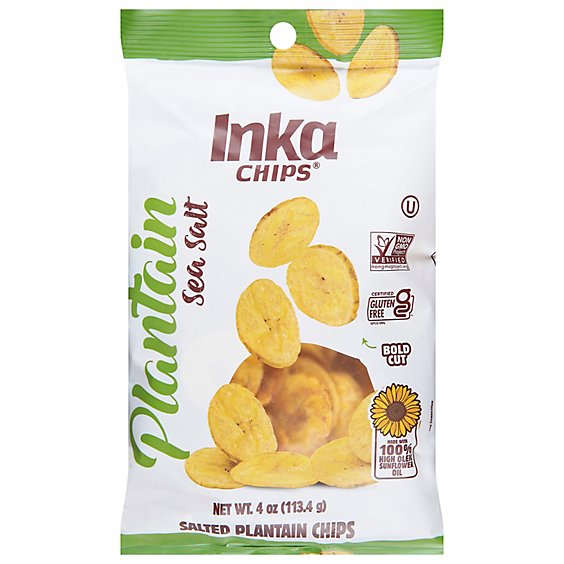 Inka Crops Roasted Plantain Chips Original - 4 Oz