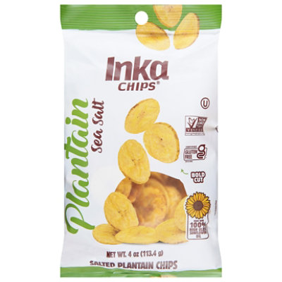 Inka Crops Roasted Plantain Chips Original - 4 Oz