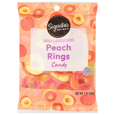 Signature SELECT Candy Peach Rings - 7 Oz - Image 4