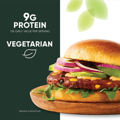 MorningStar Farms Veggie Burgers Plant Based Protein Spicy Black Bean 4 Count - 9.5 Oz - Image 5