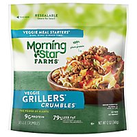 MorningStar Farms Veggie Meal Starters Crumbles Vegan Grillers Original - 12 Oz - Image 3