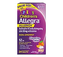 Allegra Allergy Childrens 12 Hour Non-Drowsy Tablets 30 mg - 24 Count
