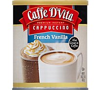 Caffe DVita Cappuccino Premium Instant French Vanilla - 16 Oz