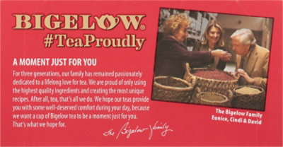 Bigelow Tea Bags Herb Red Raspberry 20 Count - 1.18 Oz - Image 5