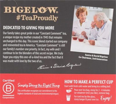 Bigelow Constant Comment Black Tea - 40 Count - Image 4