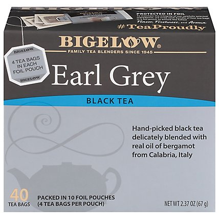 Bigelow Black Tea Earl Grey - 40 Count - Image 2